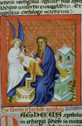 Página de la Legenda Aurea, Brujas, c.1400-10