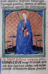 Página de la Legenda Aurea, Brujas, c.1400-10