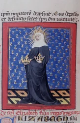 Página del Legenda Aurea, Brujas, c.1400-10