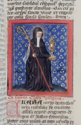 Página del Legenda Aurea, Brujas, c.1400-10