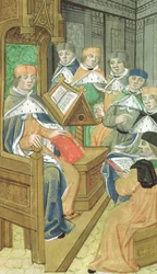 Conferencia en el salón, de De Medina Fen I. II, de Avicena (980-1037)
