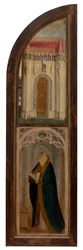Panel derecho de la Virgen y Petrus Wijts (óleo sobre tabla)
