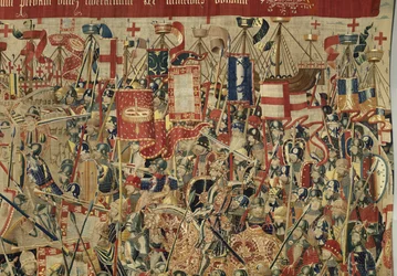 Tapiz que muestra las conquistas del rey Alfonso V de Portugal