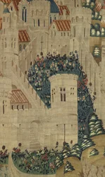 Tapiz que muestra las conquistas del rey Alfonso V de Portugal