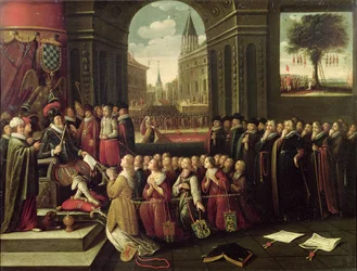 La tiranía del duque de Alba (óleo sobre lienzo)