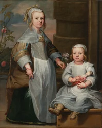 Dos hermanas, c.1650-60 (óleo sobre lienzo)