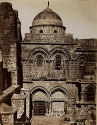 Álbum Palestina 1887: la basílica del Santo Sepulcro en Jerusalén