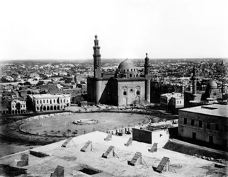 Vista general de El Cairo, Egipto, 1878