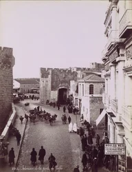 Interior de la Puerta de Jaffa