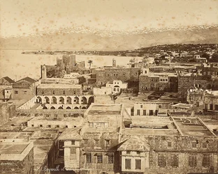 Vista panorámica de Beirut, Líbano