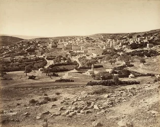 Vista panorámica de Nazaret, Israel