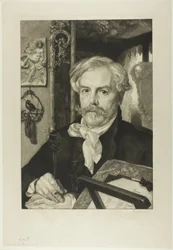 Retrato de Edmond de Goncourt