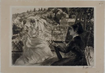 La terraza de la Villa Brancas