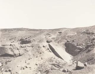 Asuán, Canteras de Granito - Antiguo Sistema de Extracción, 1851-52, impreso 1853-54