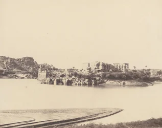 Isla de Fileh Filé, Vista General Tomada desde el Sureste en el Punto B, 1851-52, impreso 1853-54