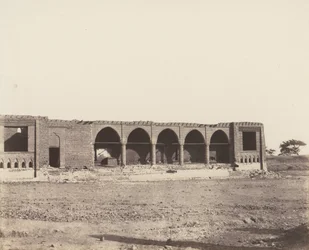 Syout, Caravasar en Ruinas, 1851-52, impreso 1853-54