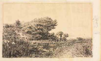 Borde del pantano en Couronne, 1863