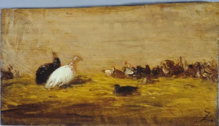 Pavos, entre 1850 y 1855 (óleo sobre madera)