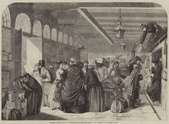 Estación de Ferrocarril de Hastings, la Llegada del Tren de Bajada