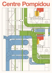 Centro Pompidou, 2023 (digital)