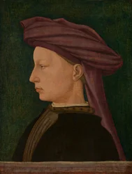 Retrato de perfil de un joven