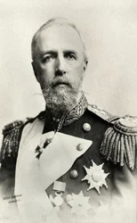Retrato de Oscar II , Rey de Suecia y Noruega (foto)