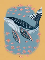 La vida marina de la ballena azul
