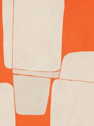 Bloques geométricos naranjas