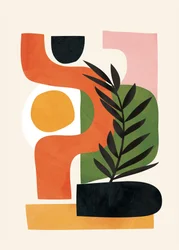 Planta abstracta orgánica