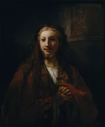 Cristo con un bastón