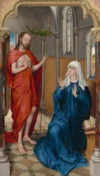 Cristo apareciendo a la Virgen