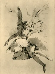 Ángel Flotante, siglo XVIII, 1928