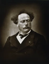 Alexandre Dumas el Joven, escritor francés, c. 1865-1895