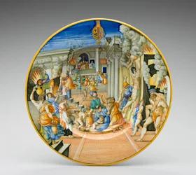 El incendio de Troya, entre 1570 y 1574