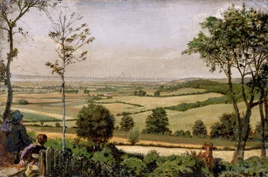 Vista desde Shorn Ridgway, Kent