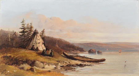 En la bahía de Mahon mirando hacia el este, 15 de agosto de 1865
