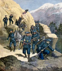Cazadores alpinos, 1891