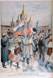Inscripción de voluntarios rusos para Madagascar, San Petersburgo