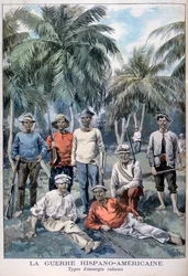 Cubanos insurgentes durante la Guerra Hispanoamericana