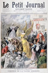 Celebraciones de mitad de Cuaresma, París, 1896