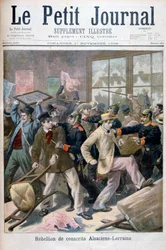 Rebelión de los conscriptos de Alsacia-Lorena, 1896