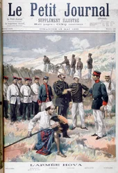 El ejército Hova, Madagascar, 1895