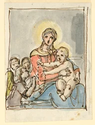Niño Jesús con rosario