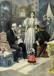 Félix Faure es acogido en la intimidad de la familia imperial rusa
