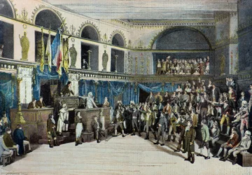 Thermidor , la caida de robespierre, teatro de la porte saint martin