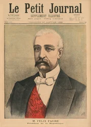 Félix Faure, Presidente de la República Francesa, ilustración de portada de 