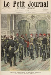 Retorno del Gran Cordón de la Legión de Honor al Nuevo Jedive de Egipto, de 