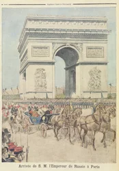 Zar Nicolás II (1894-1917) en París, de 