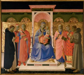 Altar de Annalena (temple sobre madera)