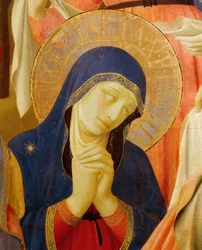 Deposición de la Cruz o Retablo de la Santísima Trinidad, hacia 1432, de Giovanni da Fiesole conocido como Fra Angelico (1400-circa 1455), temple sobre madera